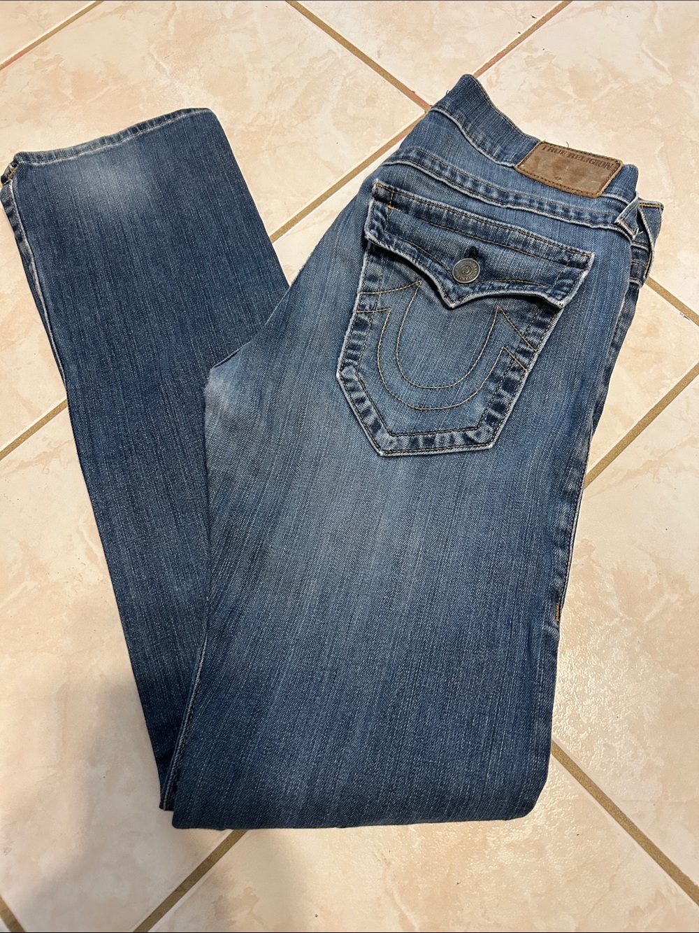 True Religion Men’s Ricky Straight Leg Jeans